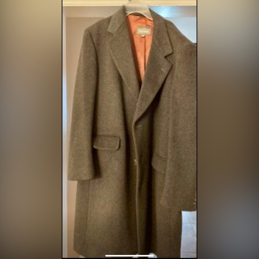 Birkdale Size 46 oversized grey long dress coat winter jacket unisex